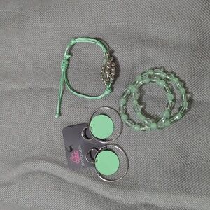 Earrings and bracelets